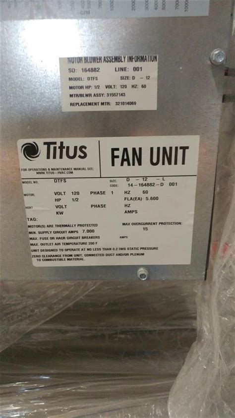 titus fan powered box with electric heat|titus dtqp fan powered box.